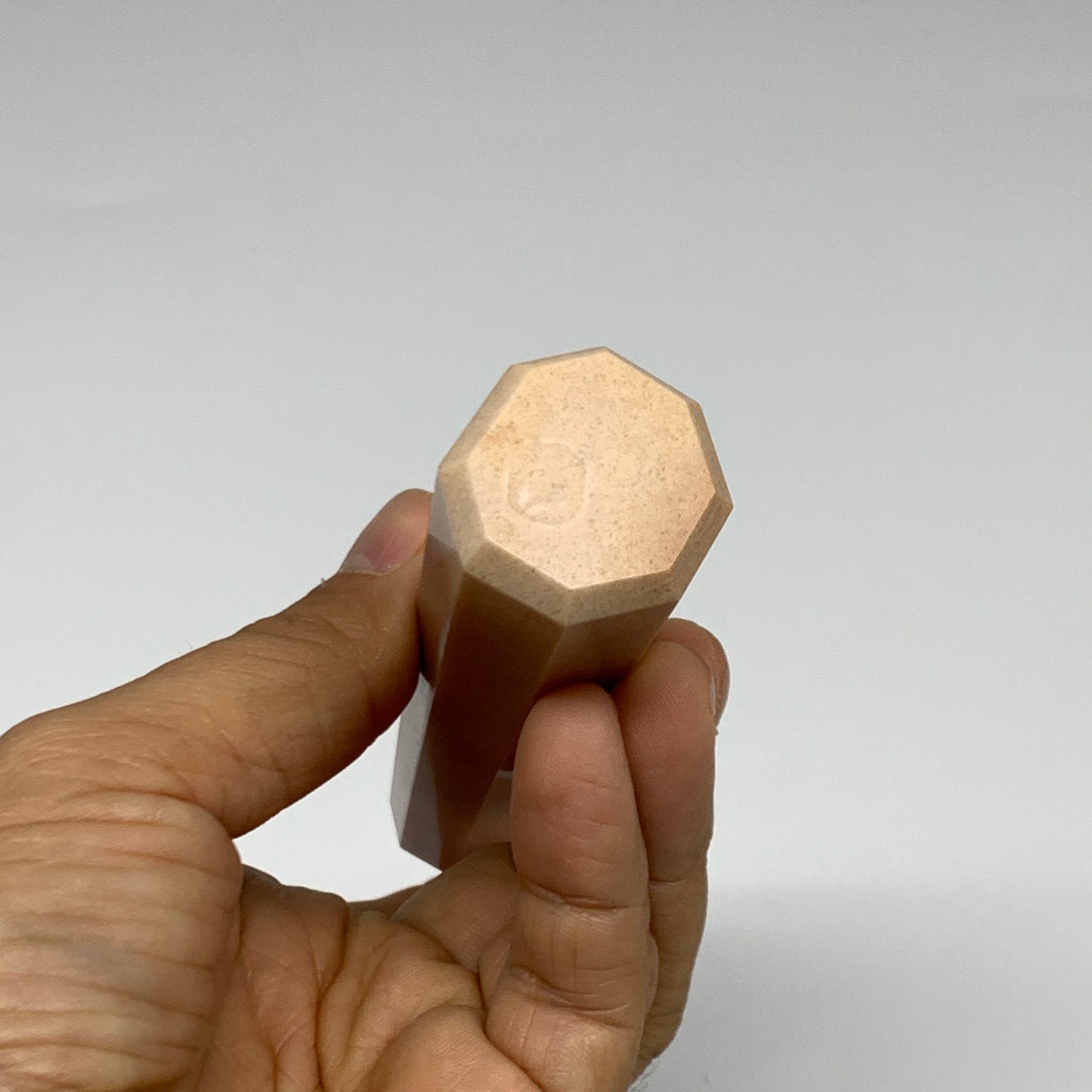 137.1g, 5.1"x1"x1" Red Aventurine Tower Obelisk Point Crystal @India,B31558