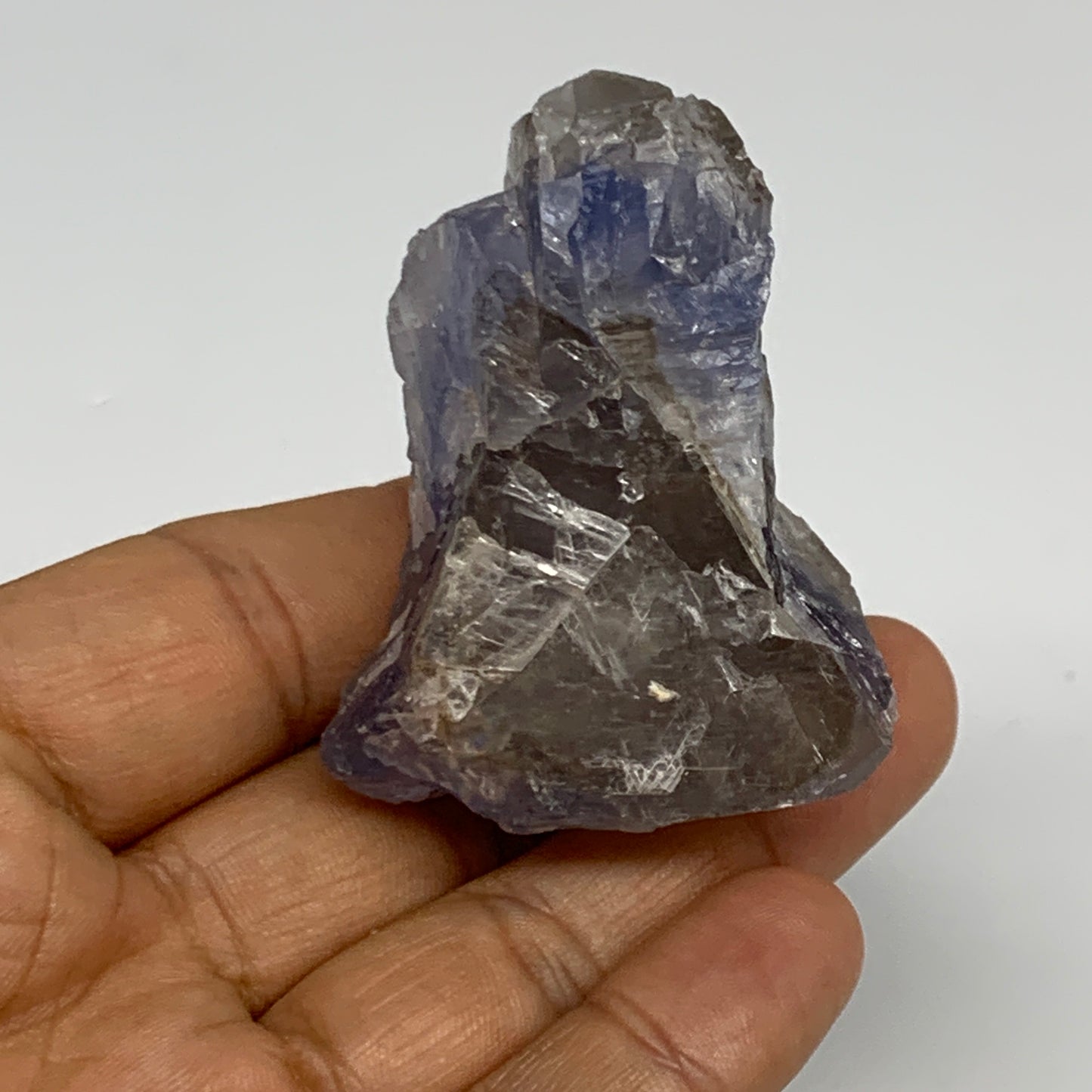 86.6g,2"x1.6"x1.5.",Purple Fluorite Crystal Mineral Specimen @Pakistan,B27722