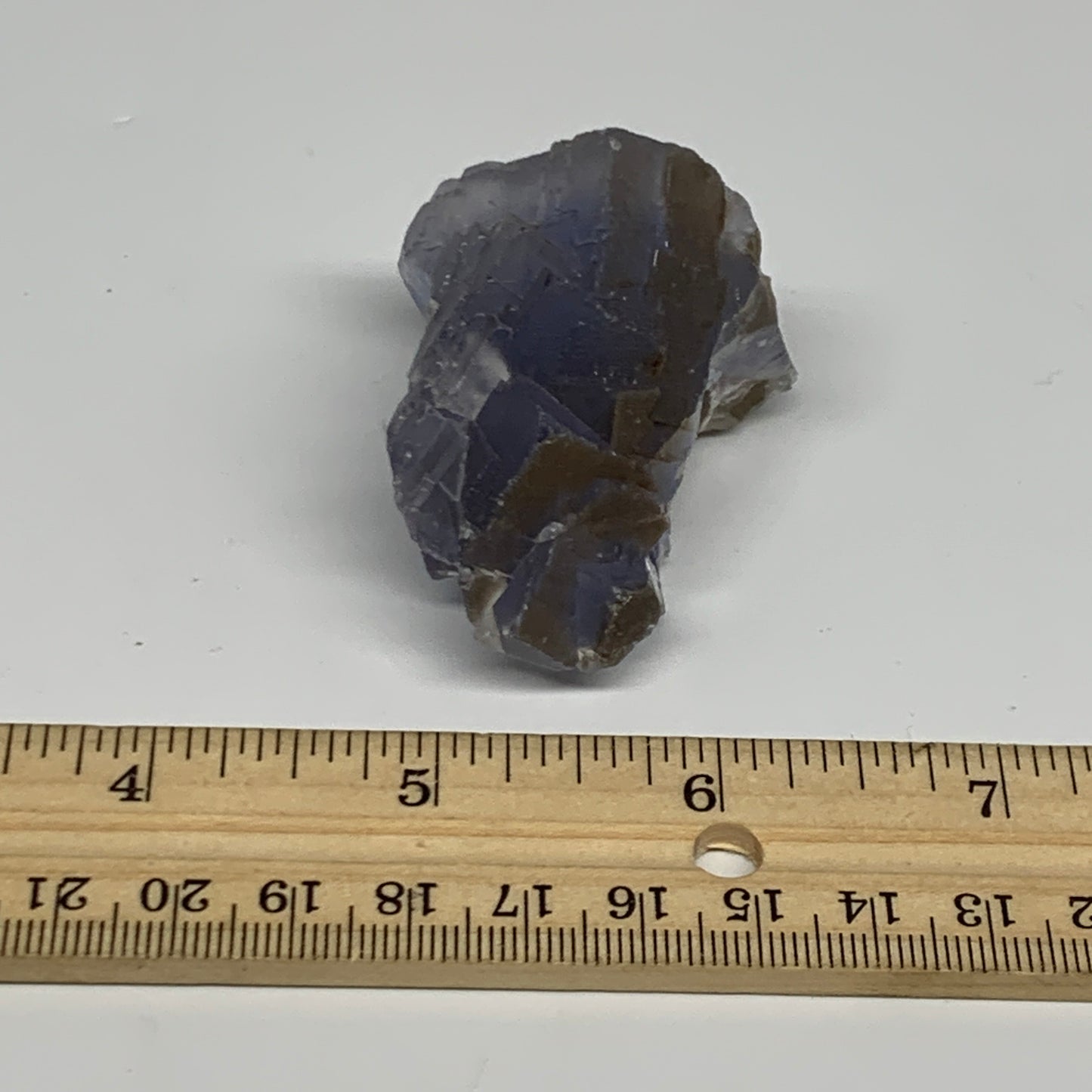 86.6g,2"x1.6"x1.5.",Purple Fluorite Crystal Mineral Specimen @Pakistan,B27722