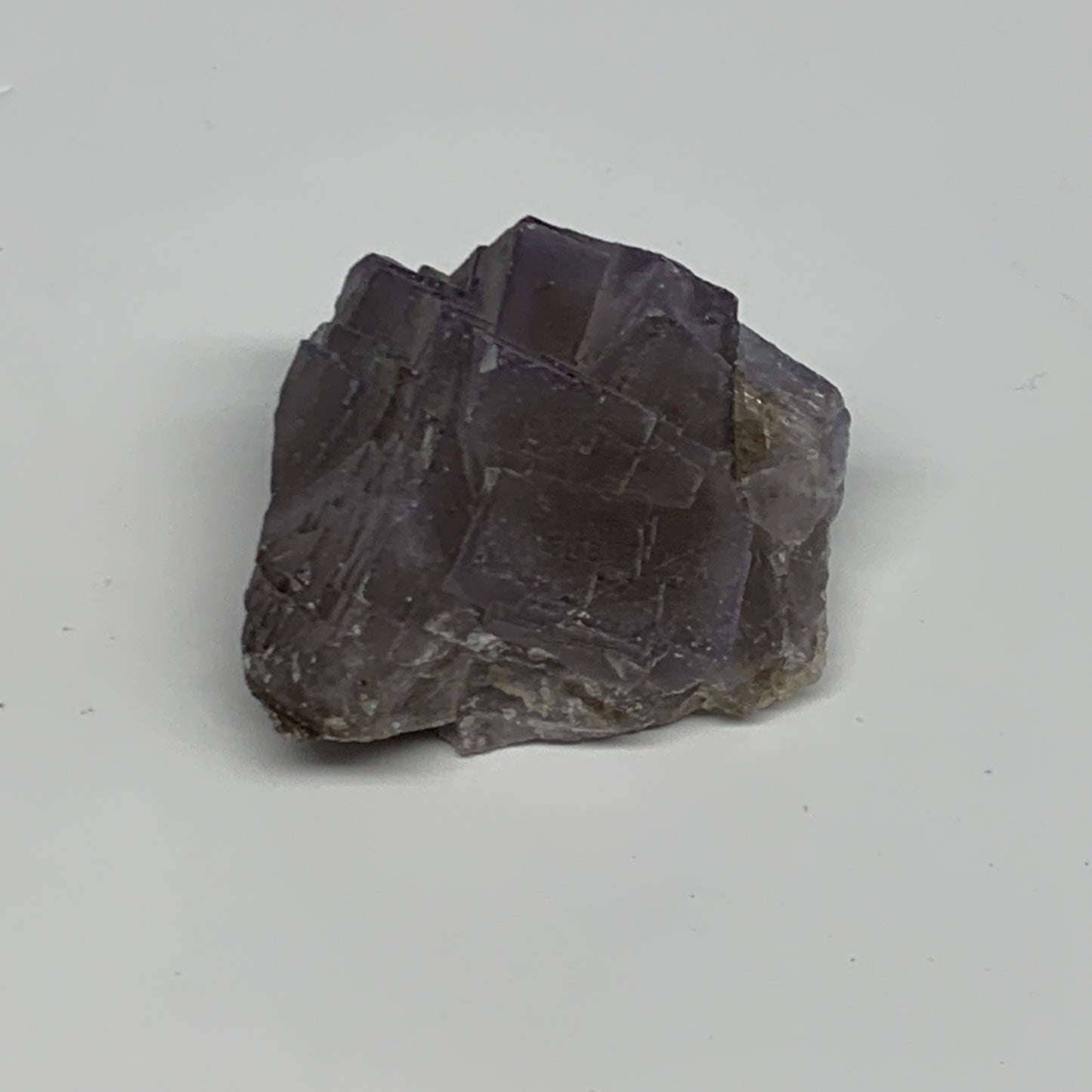 116.1g,2.2"x1.8"x1.3.",Purple Fluorite Crystal Mineral Specimen @Pakistan,B27723