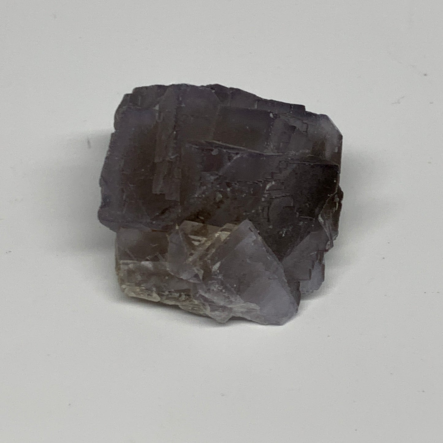 116.1g,2.2"x1.8"x1.3.",Purple Fluorite Crystal Mineral Specimen @Pakistan,B27723