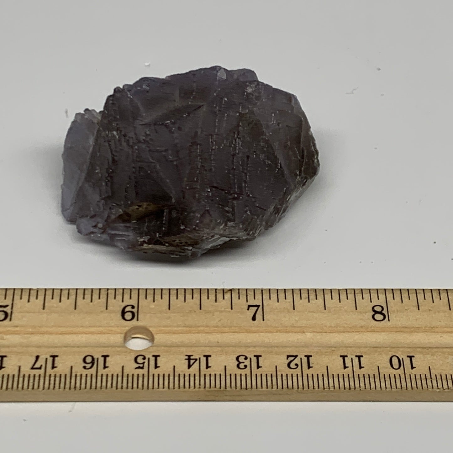 116.1g,2.2"x1.8"x1.3.",Purple Fluorite Crystal Mineral Specimen @Pakistan,B27723