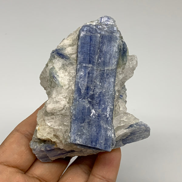 229.9g, 3"x2.1"x1.7",Blue Kyanite Quartz  Mineral Specimen @Brazil, B32879