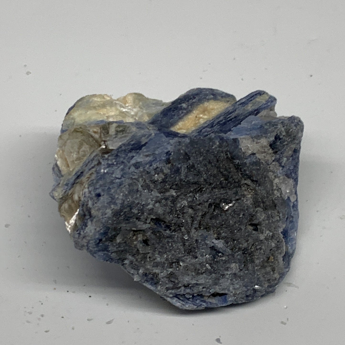 236.1g, 3"x3"x1.6",Blue Kyanite Quartz  Mineral Specimen @Brazil, B32881