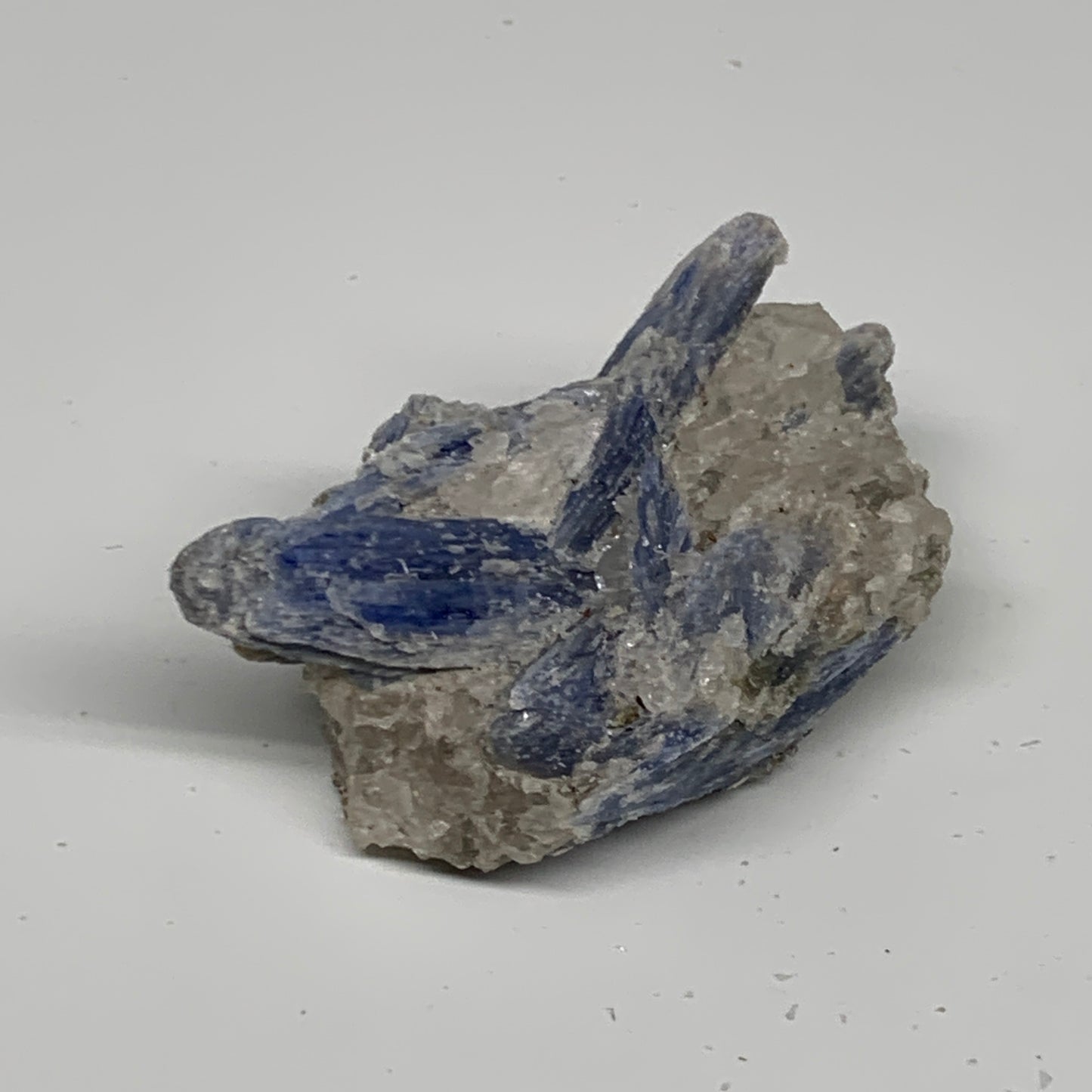 167.8g, 3.3"x1.9"x1.2",Blue Kyanite Quartz  Mineral Specimen @Brazil, B32882