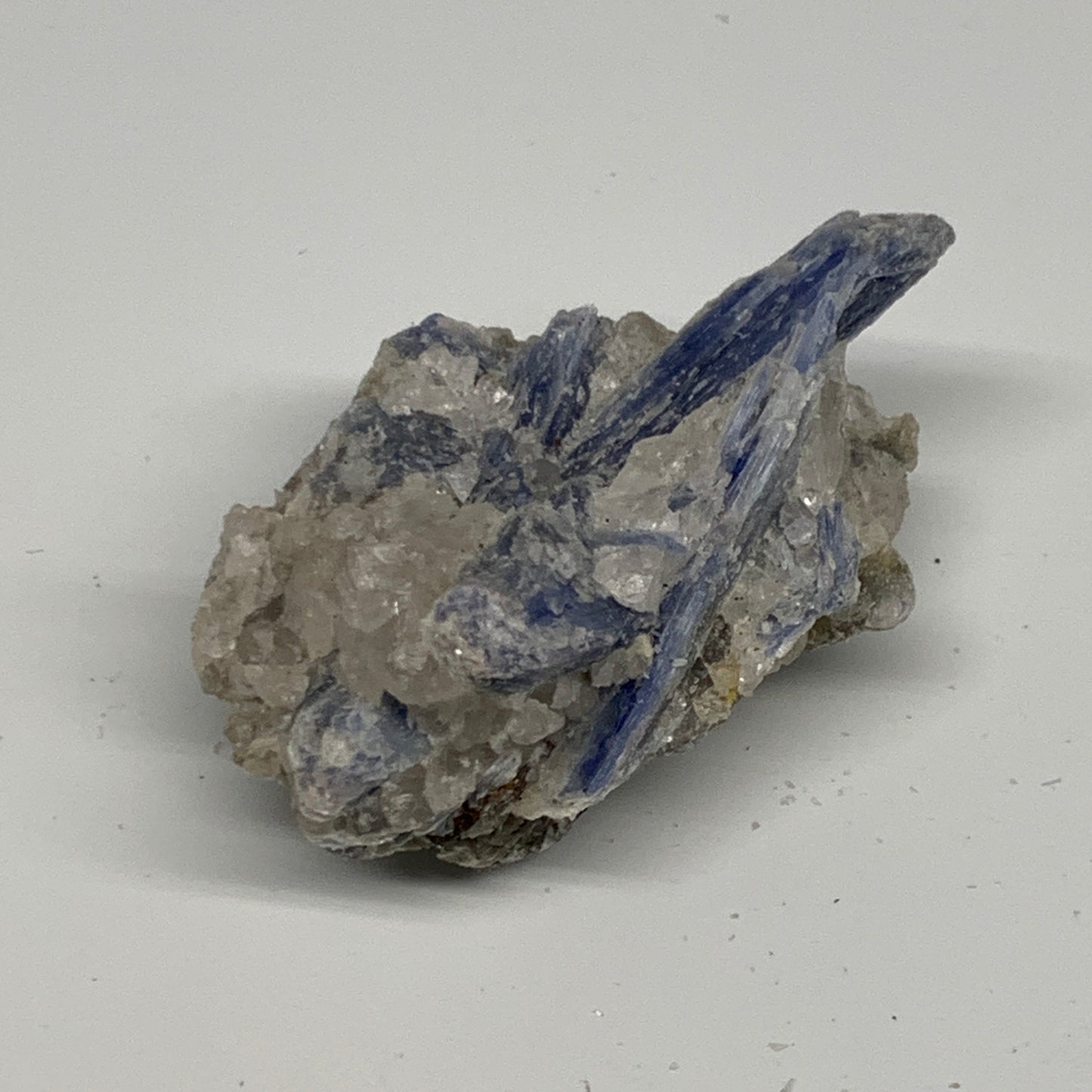 167.8g, 3.3"x1.9"x1.2",Blue Kyanite Quartz  Mineral Specimen @Brazil, B32882