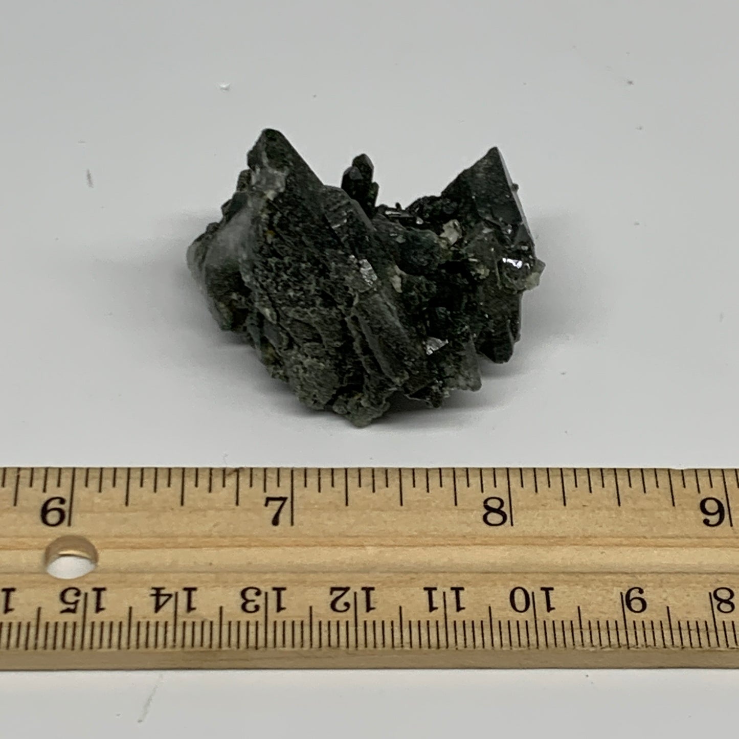 31.6g, 1.6"x1.1"x1.2", Chlorine Quartz Crystal Mineral,Specimen Terminated,B2773