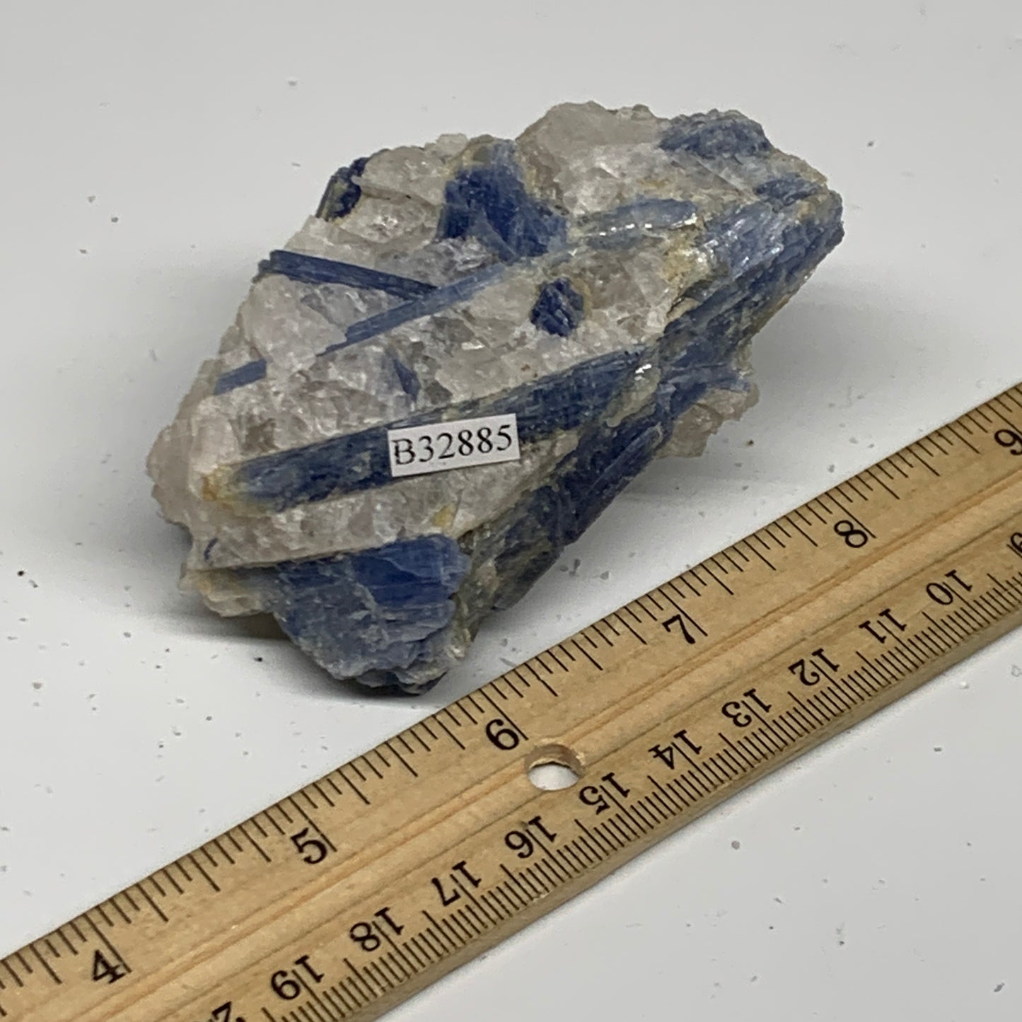 172.3g,3.3"x1.9"x1.3",Blue Kyanite Quartz  Mineral Specimen @Brazil, B32885
