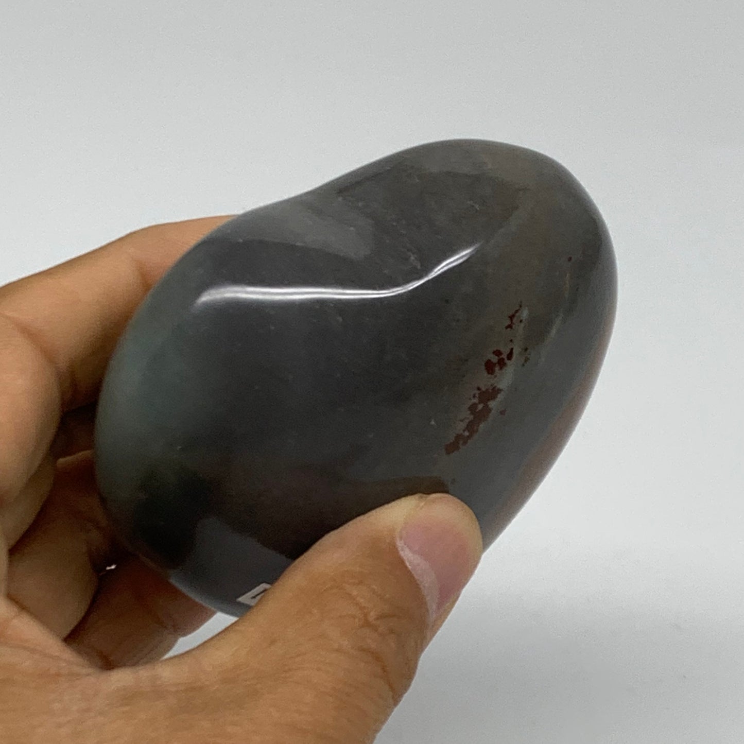 0.54 lbs, 2.9"x3"x1.3", Polychrome Jasper Heart Polished Crystal, B38041