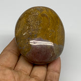 178.9g, 2.8"x2.2"x1.3" Natural Ocean Jasper Palm-Stone Orbicular Jasper, B30740
