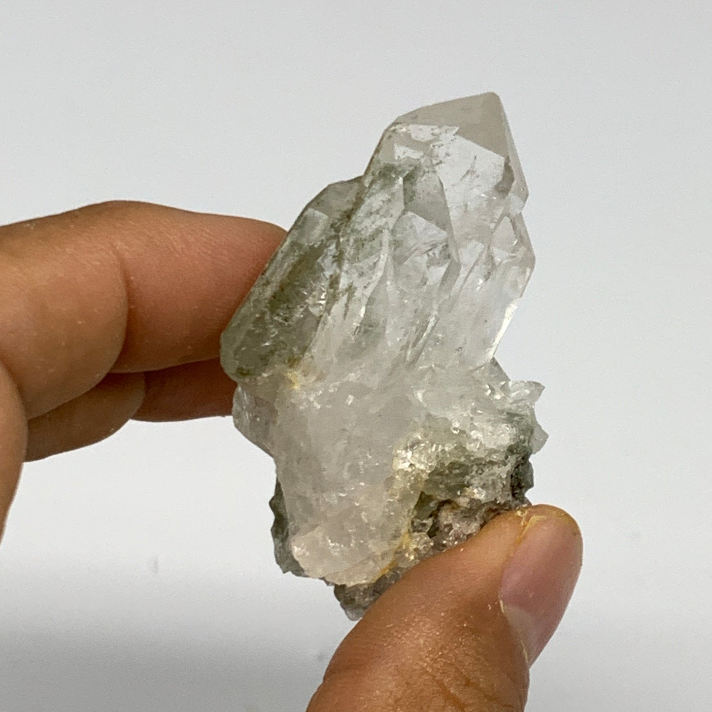41.3, 2.1"x1.3"x1.3", Chlorine Quartz Crystal Mineral,Specimen Terminated,B27744