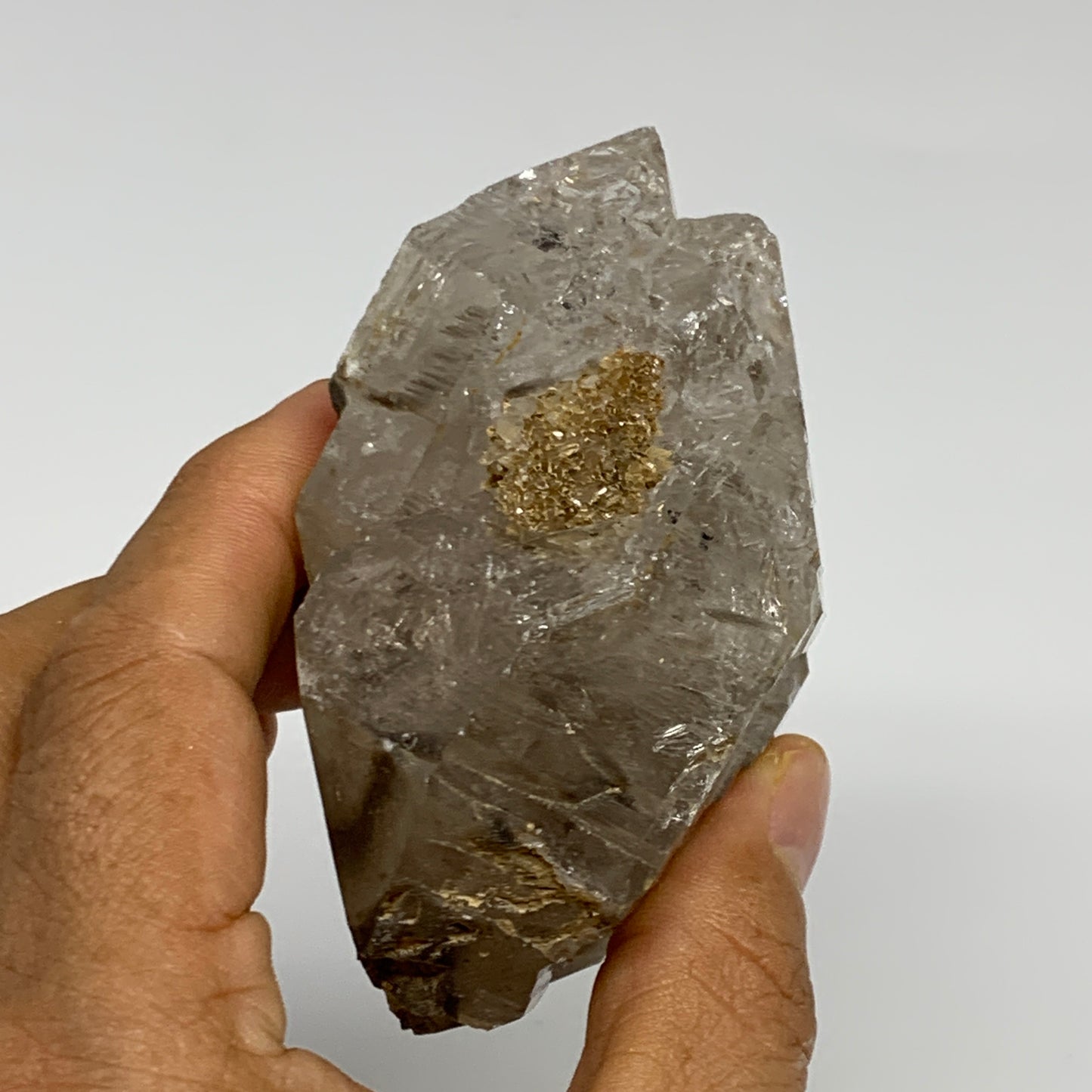 257.2g, 3.4"x2.3"x2", Natural Window Quartz Crystal Terminated @Pakistan,B27749