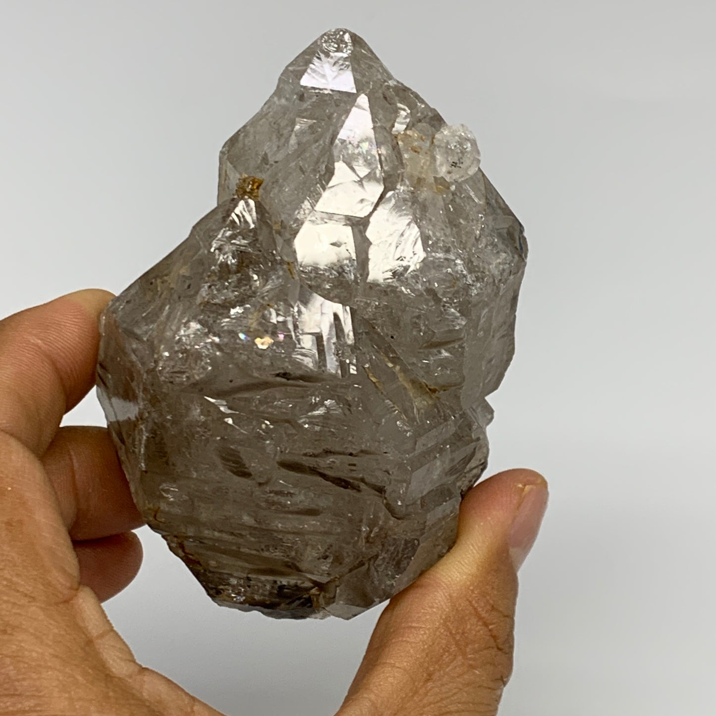 257.2g, 3.4"x2.3"x2", Natural Window Quartz Crystal Terminated @Pakistan,B27749