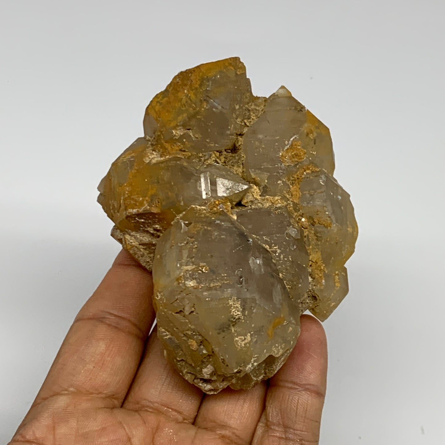 247.9g, 3.2"x2.6"x1.4", Natural Window Quartz Crystal Terminated @Pakistan,B2775