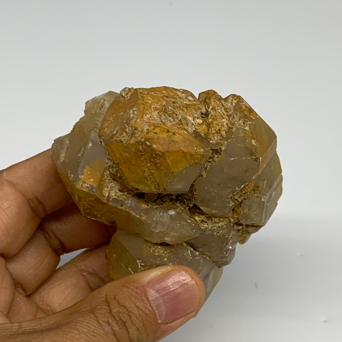 247.9g, 3.2"x2.6"x1.4", Natural Window Quartz Crystal Terminated @Pakistan,B2775