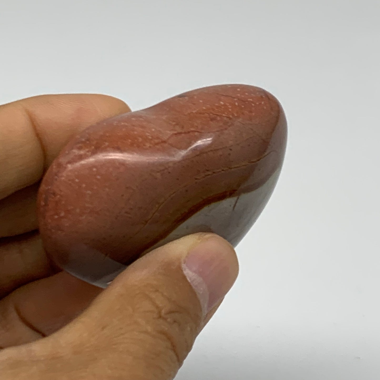 0.20 lbs, 1.8"x2.4"x1.1", Polychrome Jasper Heart Polished Crystal, B38053