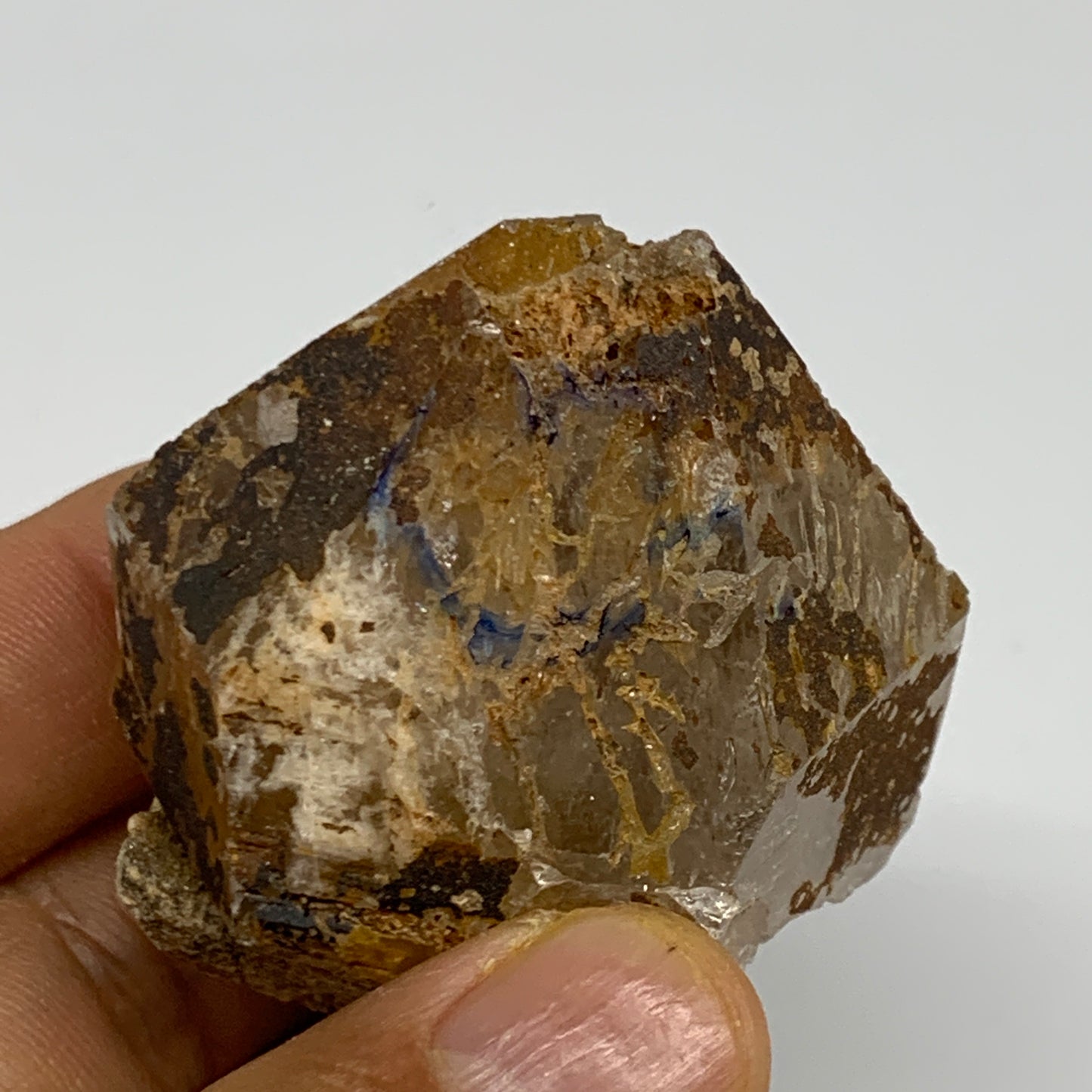 101.3g,  2.1"x1.8"x1.7", Natural Window Quartz Crystal Terminated @Pakistan,B277