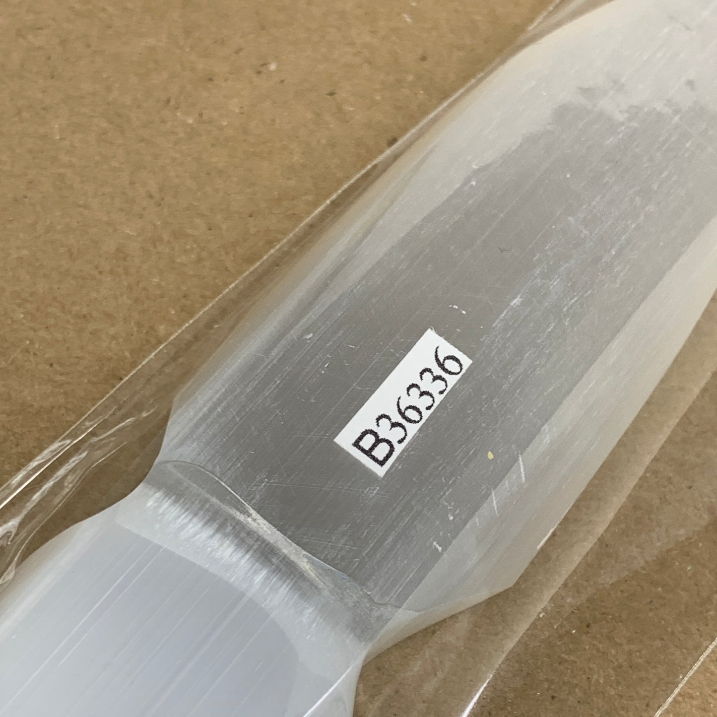 150g, 7.5"x1.2"x0.7", Natural Selenite Crystal Dagger (Satin Spar), B36336