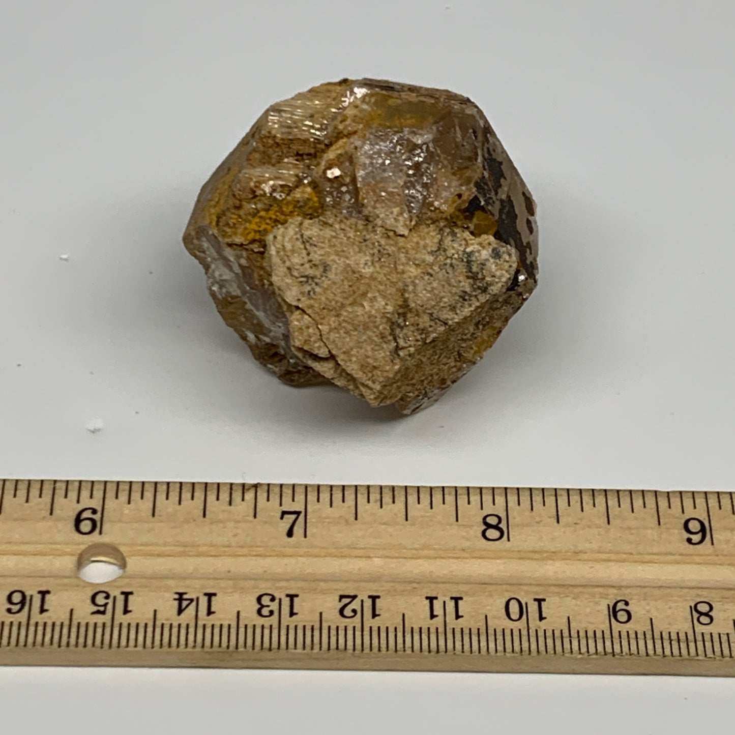 101.3g,  2.1"x1.8"x1.7", Natural Window Quartz Crystal Terminated @Pakistan,B277
