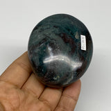178.4g, 2.8"x2.3"x1.2" Natural Ocean Jasper Palm-Stone Orbicular Jasper, B30758