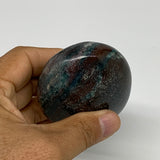 178.4g, 2.8"x2.3"x1.2" Natural Ocean Jasper Palm-Stone Orbicular Jasper, B30758