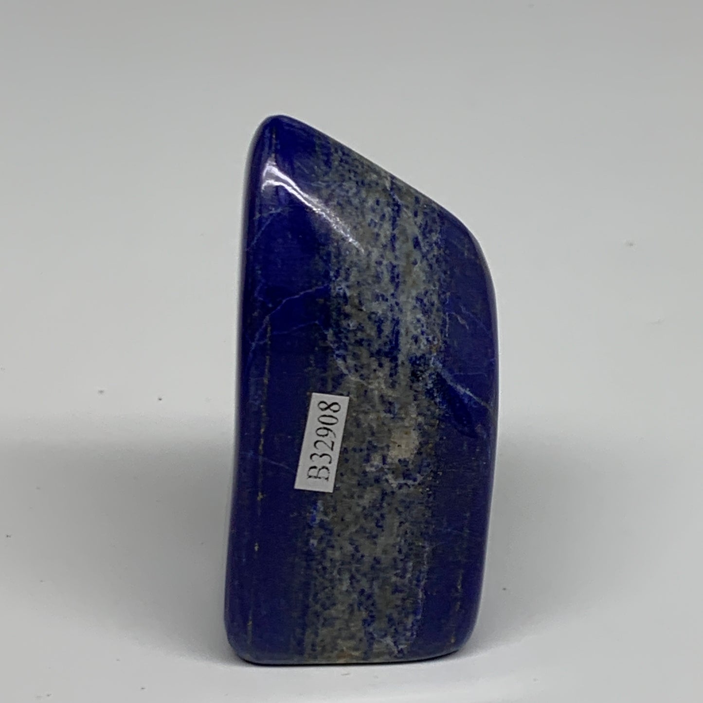 158.6g, 3"x1.4"x1" Natural Freeform Lapis Lazuli from Afghanistan, B32908