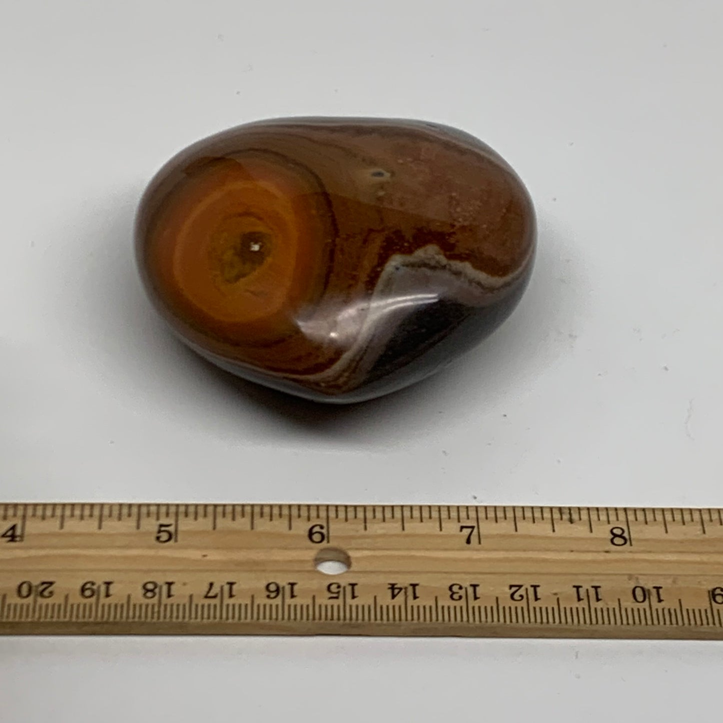 0.56 lbs, 2.8"x2.9"x1.4", Polychrome Jasper Heart Polished Crystal, B38068