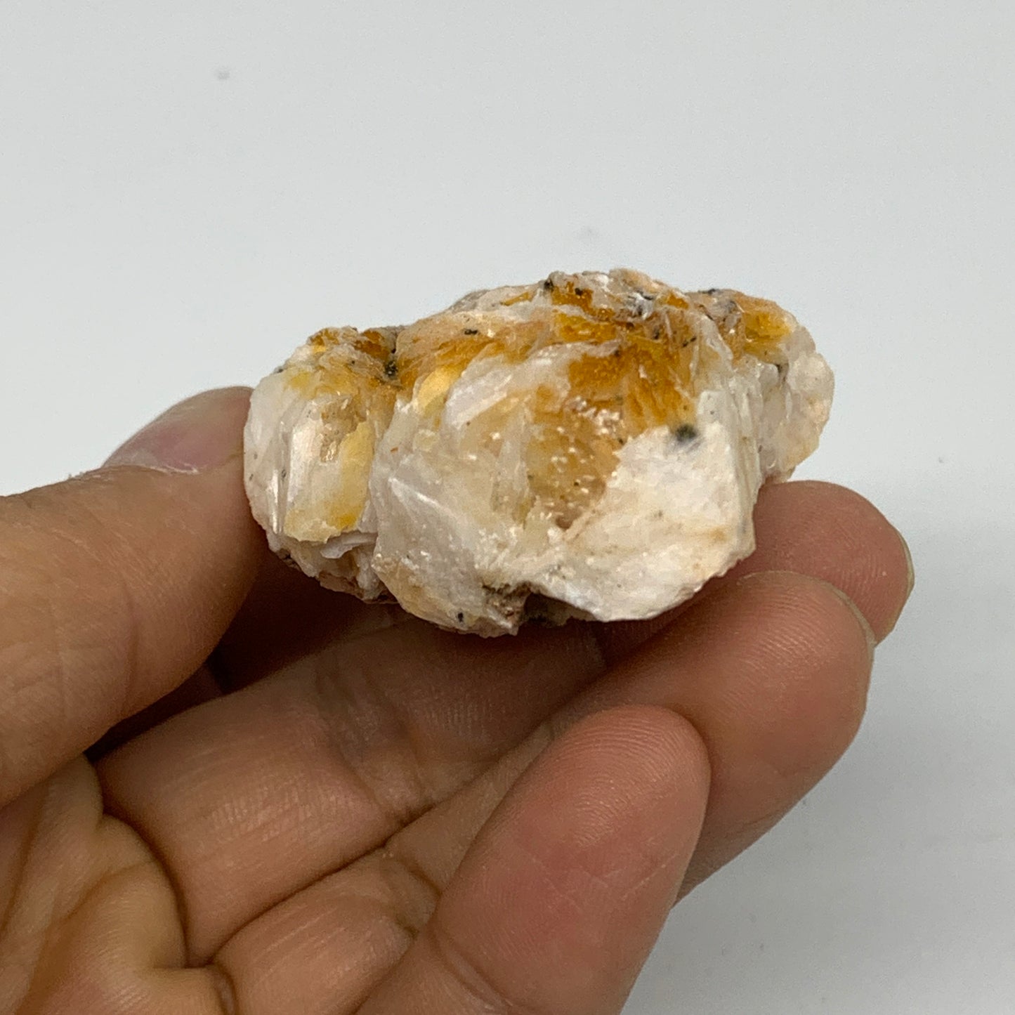 93g, 2.3"x1.7x0.9", Natural Golden Barite Mineral Specimen @Morocco, B33572