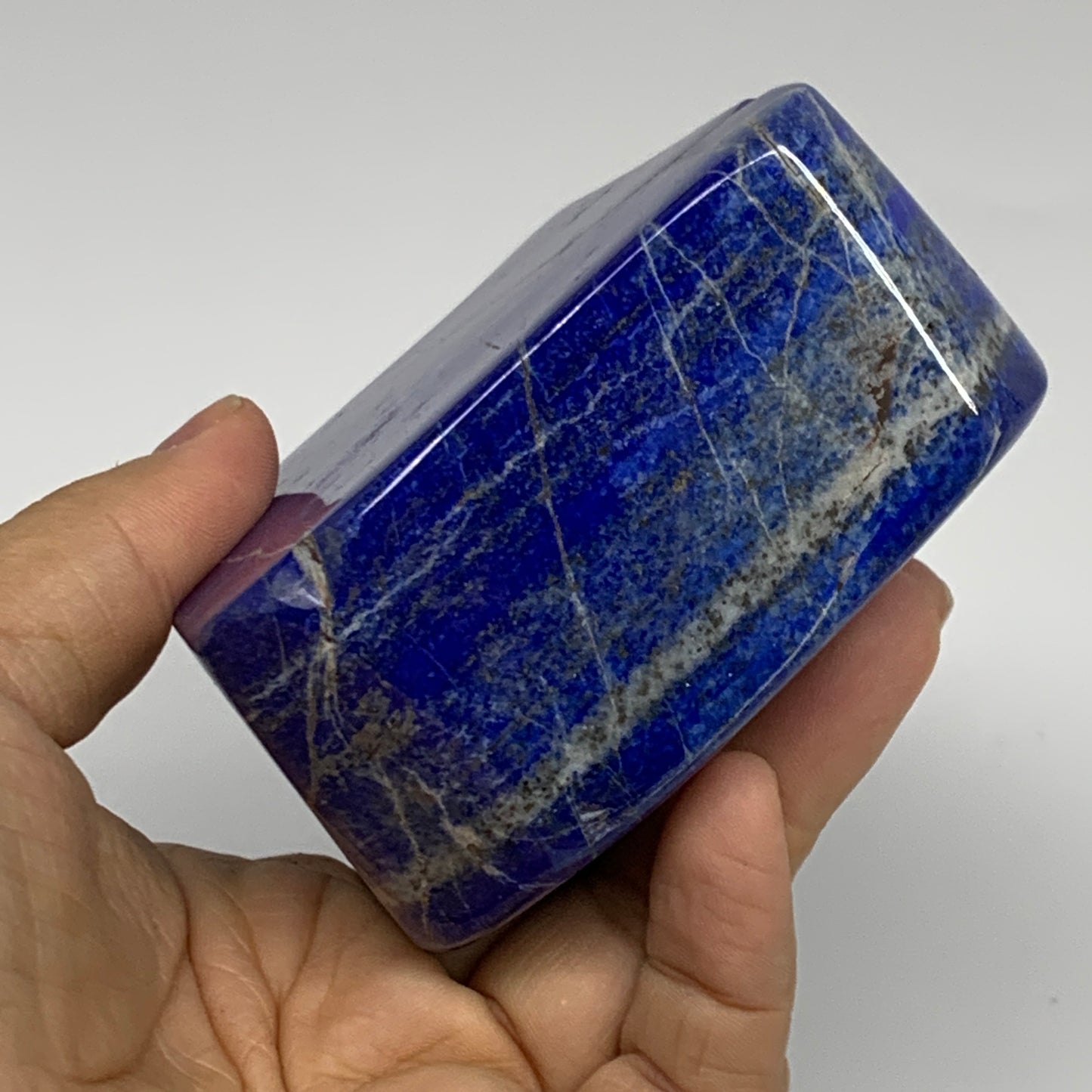 1.79 lbs, 4"x3.2"x1.7" Natural Freeform Lapis Lazuli from Afghanistan, B32910