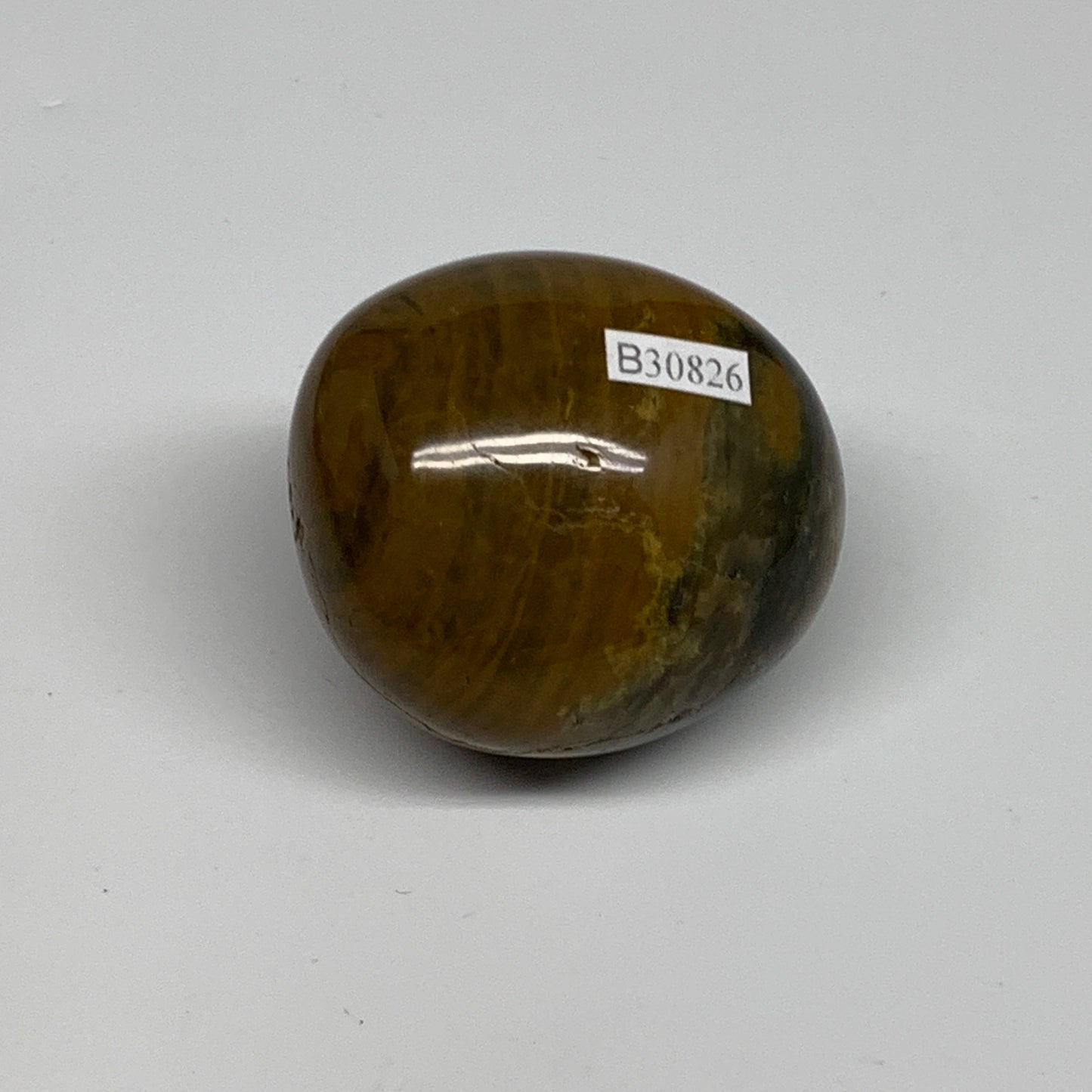 125.1g, 2"x1.7"x1.5" Natural Ocean Jasper Palm-Stone Orbicular Jasper, B30826