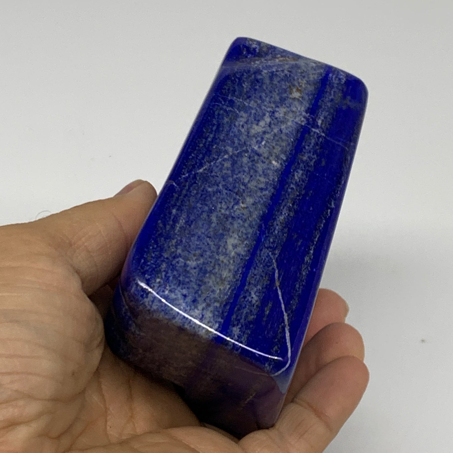 627.7g, 3.8"x2.3"x1.8" Natural Freeform Lapis Lazuli from Afghanistan, B32911