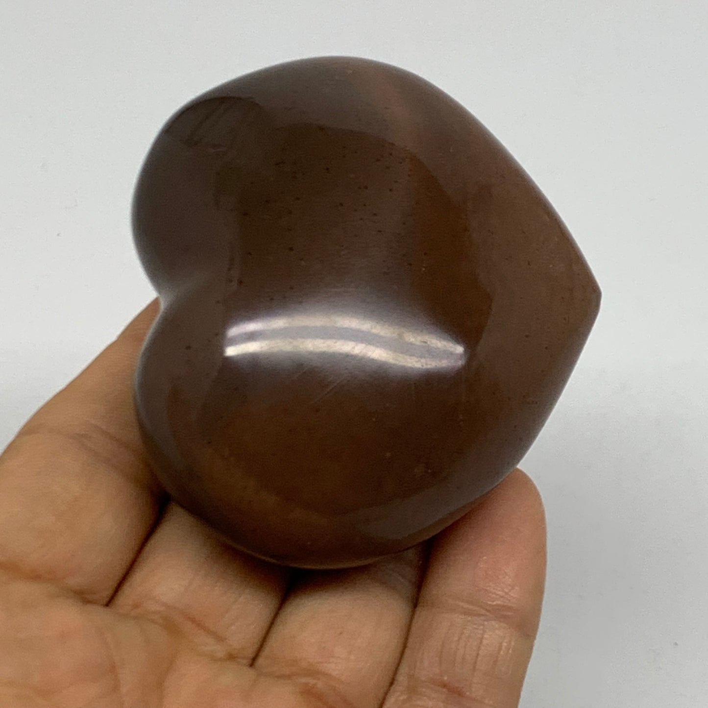 0.36 lbs, 2.3"x2.7"x1.3" Polychrome Jasper Heart Polished Crystal, B38077