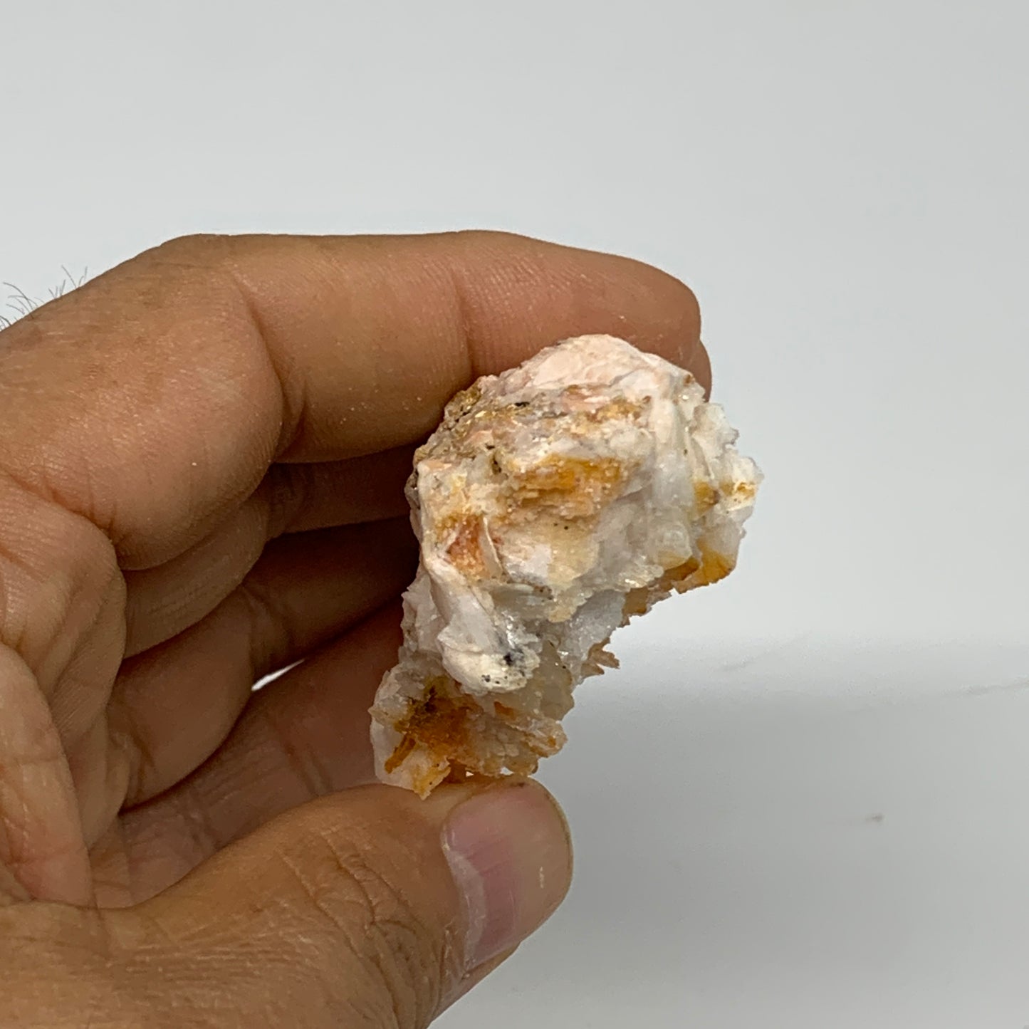 58.7g, 2.5"x1.4"x1", Natural Golden Barite Mineral Specimen @Morocco, B33581