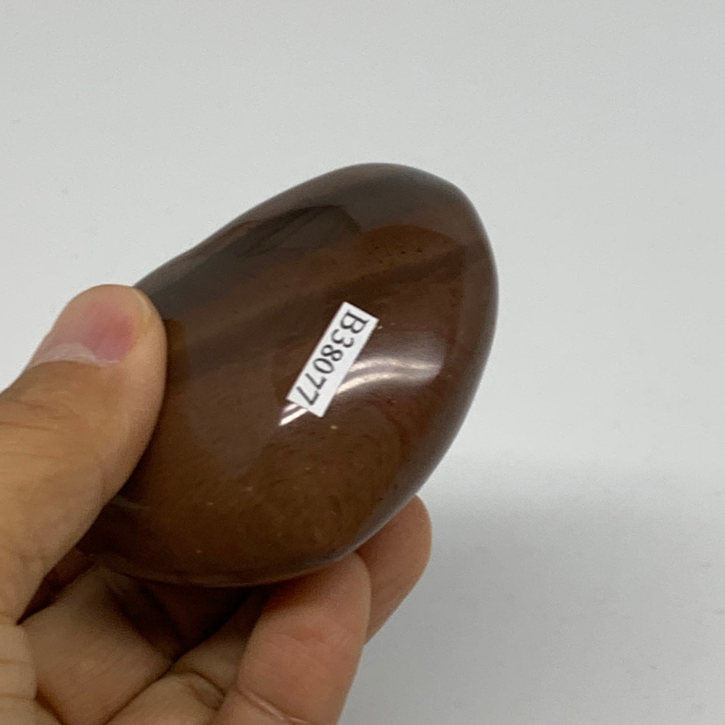 0.36 lbs, 2.3"x2.7"x1.3" Polychrome Jasper Heart Polished Crystal, B38077