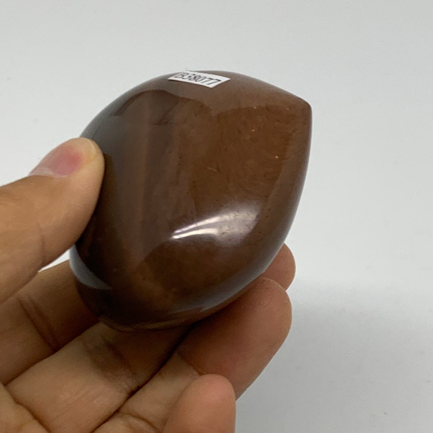 0.36 lbs, 2.3"x2.7"x1.3" Polychrome Jasper Heart Polished Crystal, B38077