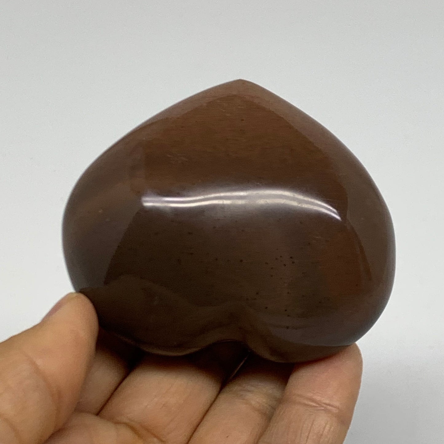 0.36 lbs, 2.3"x2.7"x1.3" Polychrome Jasper Heart Polished Crystal, B38077