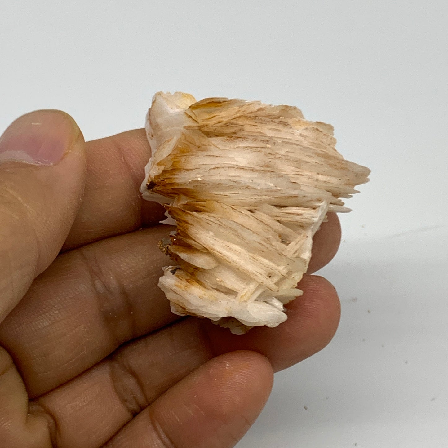 45.4g, 1.7"x1.5"x0.8", Natural Golden Barite Mineral Specimen @Morocco, B33585