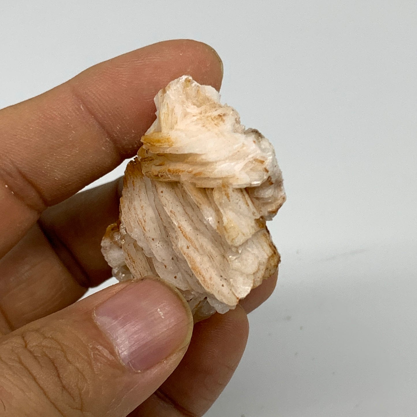 45.4g, 1.7"x1.5"x0.8", Natural Golden Barite Mineral Specimen @Morocco, B33585