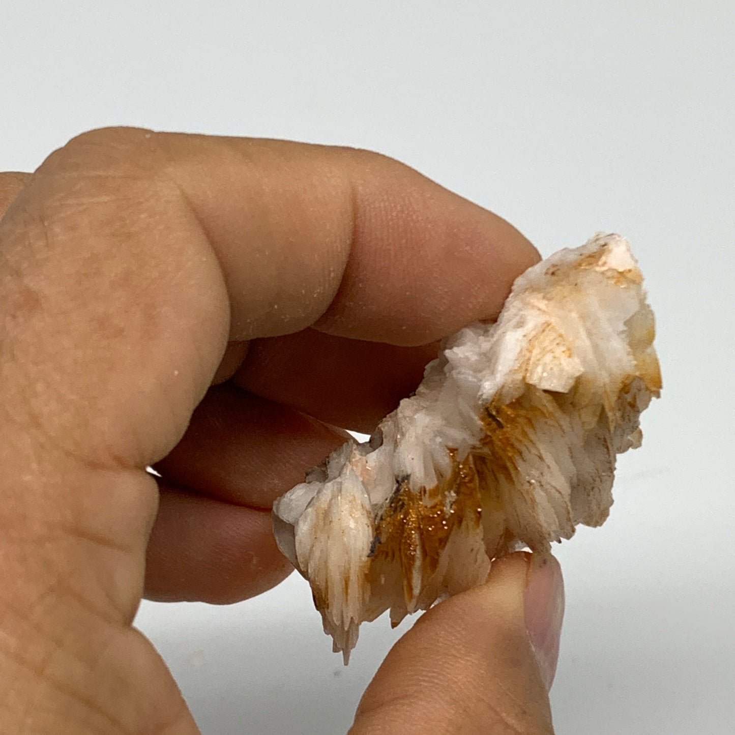 45.4g, 1.7"x1.5"x0.8", Natural Golden Barite Mineral Specimen @Morocco, B33585