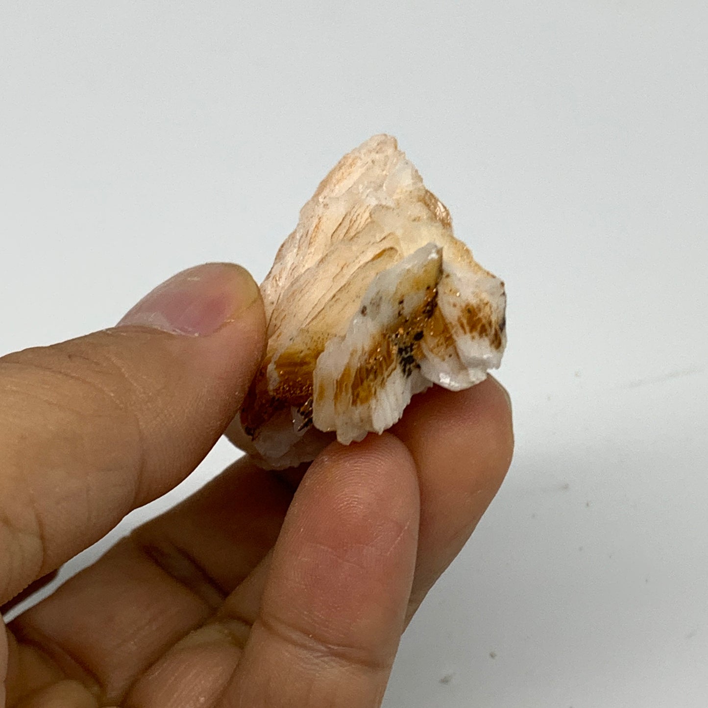 45.4g, 1.7"x1.5"x0.8", Natural Golden Barite Mineral Specimen @Morocco, B33585