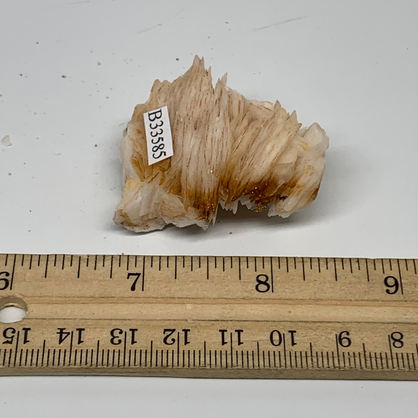 45.4g, 1.7"x1.5"x0.8", Natural Golden Barite Mineral Specimen @Morocco, B33585