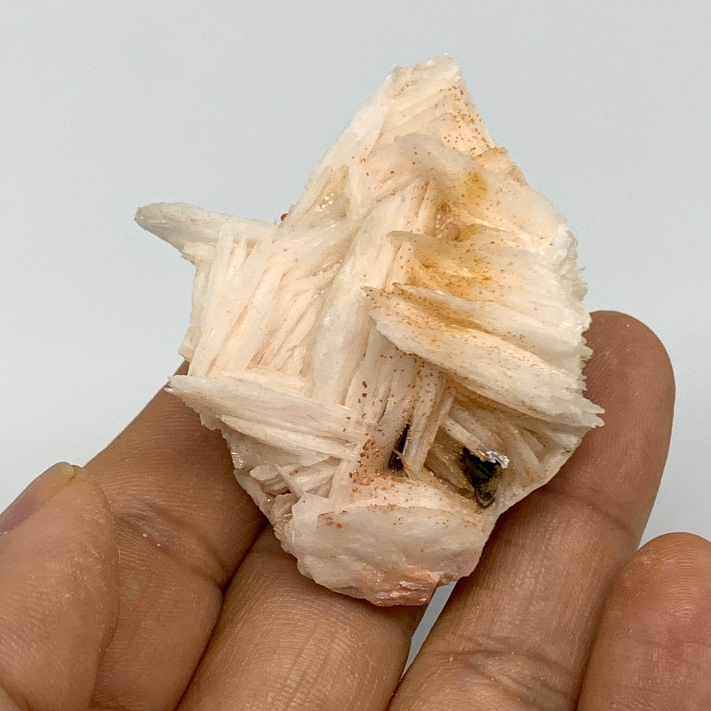 84.3g, 2.1"x1.6"x1.1", Natural Golden Barite Mineral Specimen @Morocco, B33586