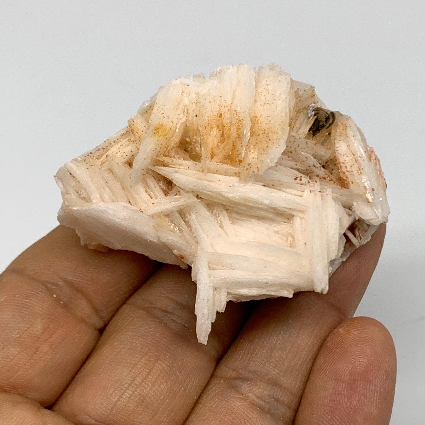 84.3g, 2.1"x1.6"x1.1", Natural Golden Barite Mineral Specimen @Morocco, B33586