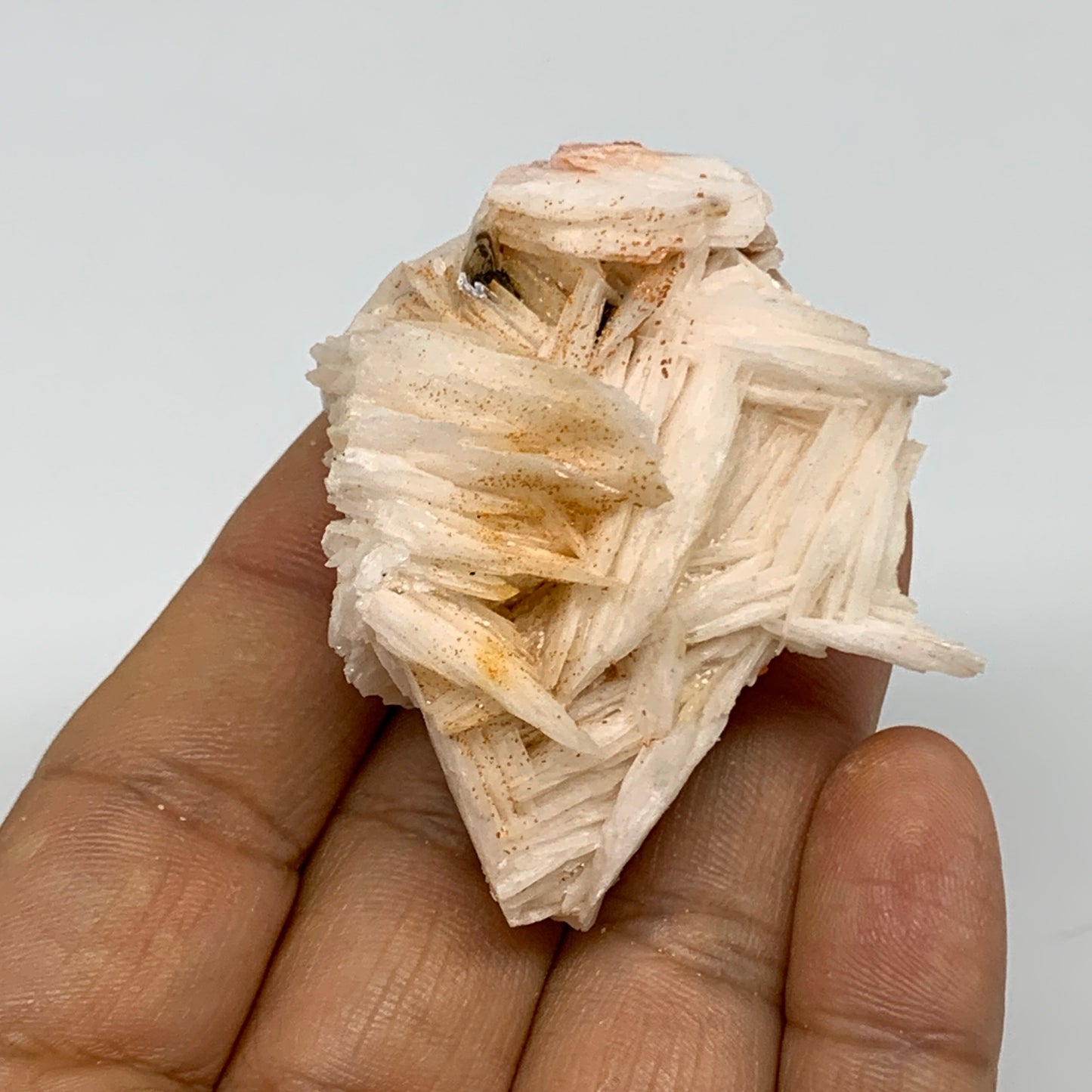 84.3g, 2.1"x1.6"x1.1", Natural Golden Barite Mineral Specimen @Morocco, B33586