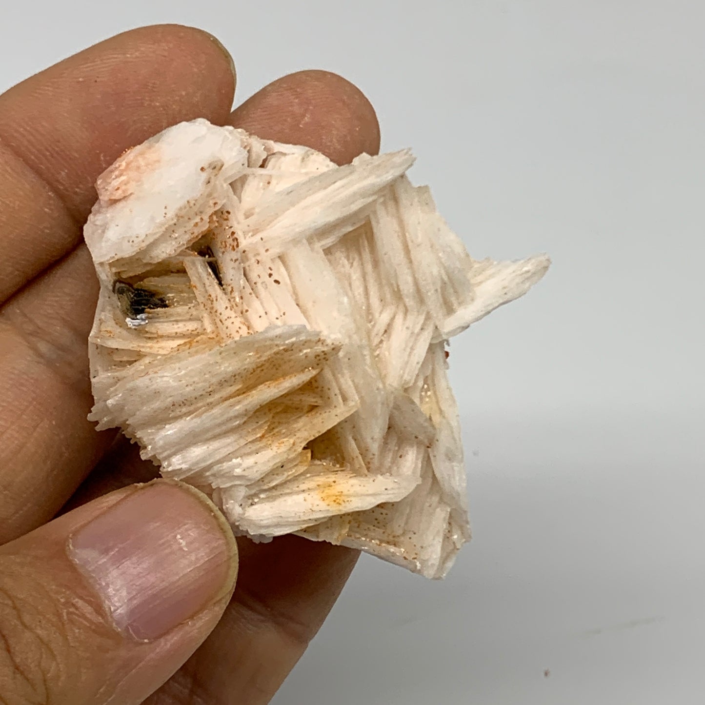 84.3g, 2.1"x1.6"x1.1", Natural Golden Barite Mineral Specimen @Morocco, B33586