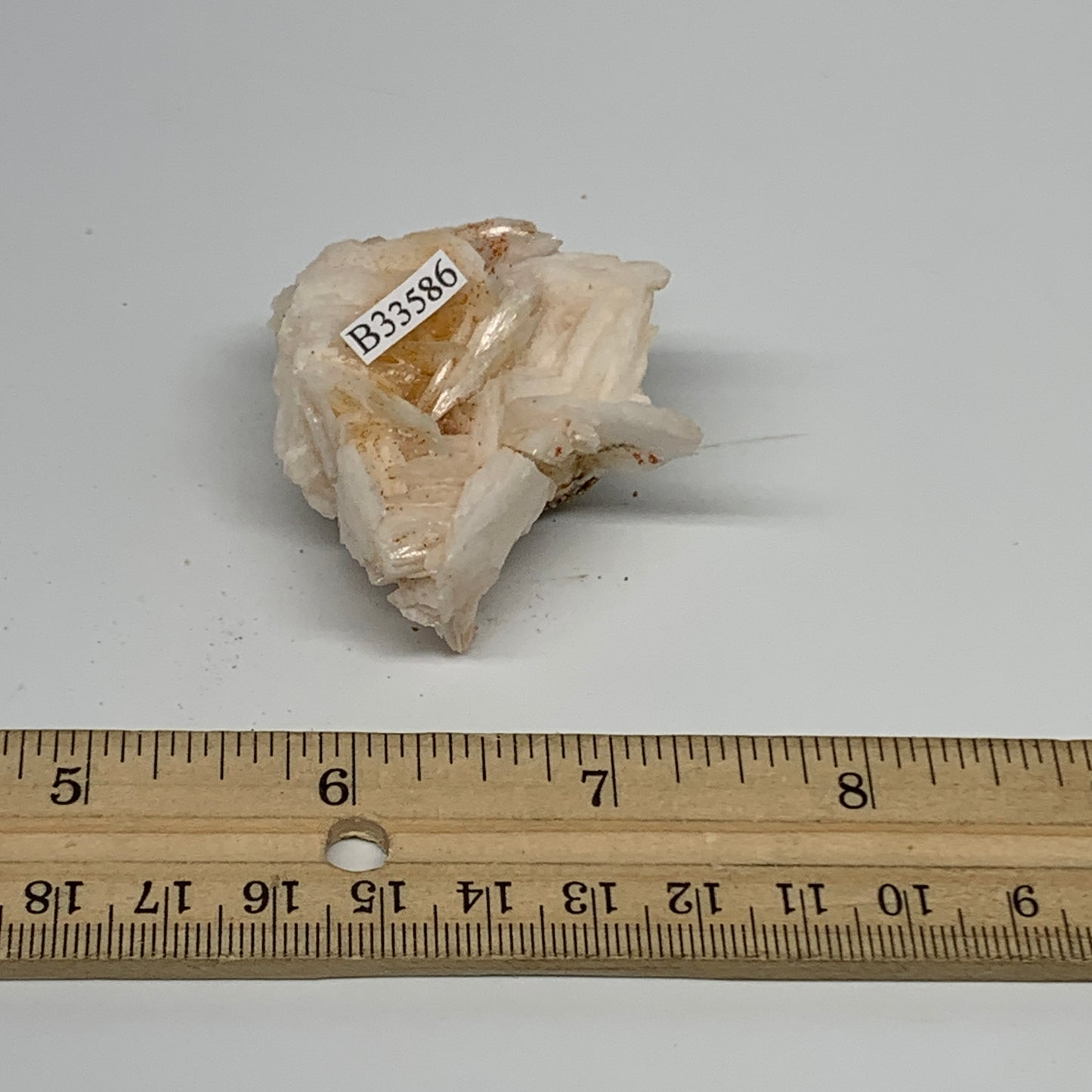 84.3g, 2.1"x1.6"x1.1", Natural Golden Barite Mineral Specimen @Morocco, B33586