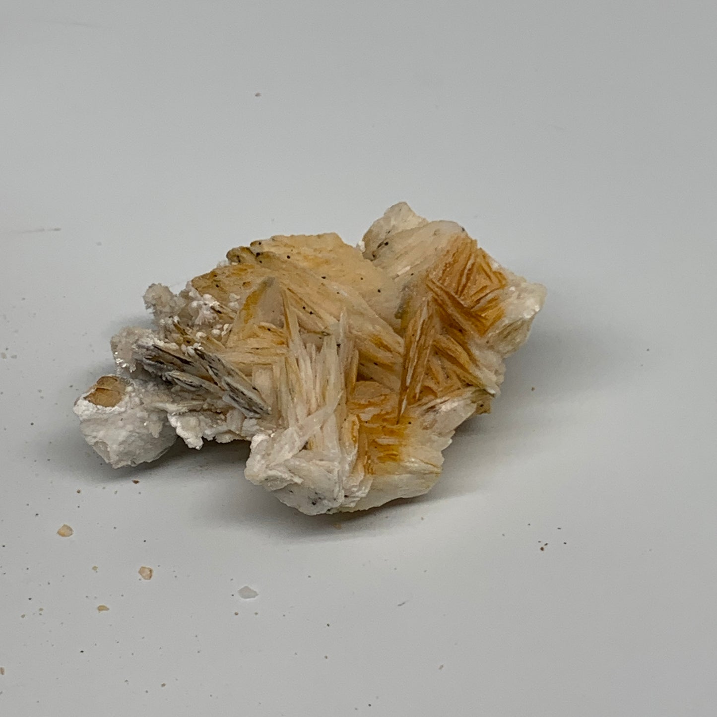 57g, 2.1"x1.3"x0.9", Natural Golden Barite Mineral Specimen @Morocco, B33587