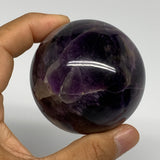 265.7g, 2.3"(57mm), Amethyst Sphere Crystal Polished Reiki @Brazil, B28558