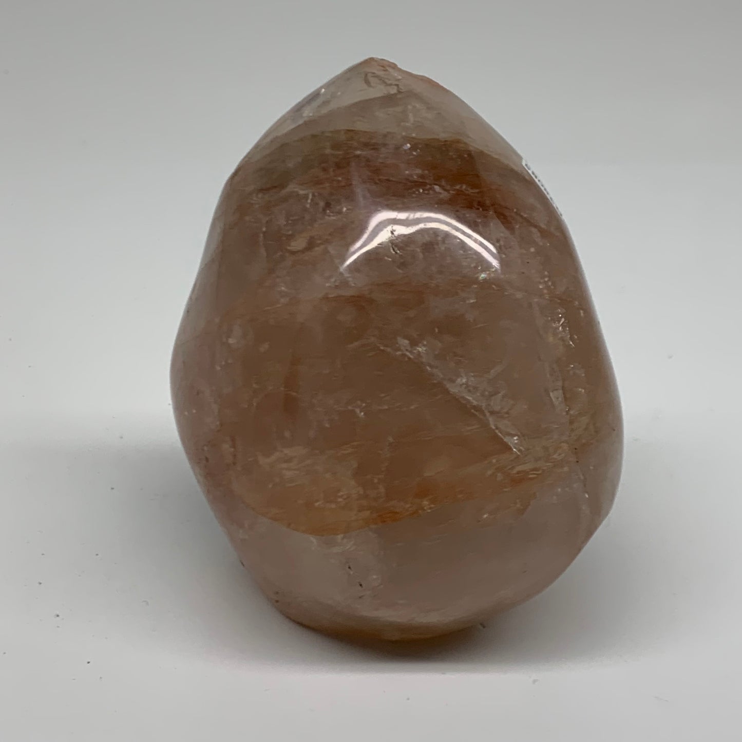 1.75 lbs, 4.5"x3.7"x2.1" Red Hematoid Quartz Freeform Crystal Fire Quartz, B3808