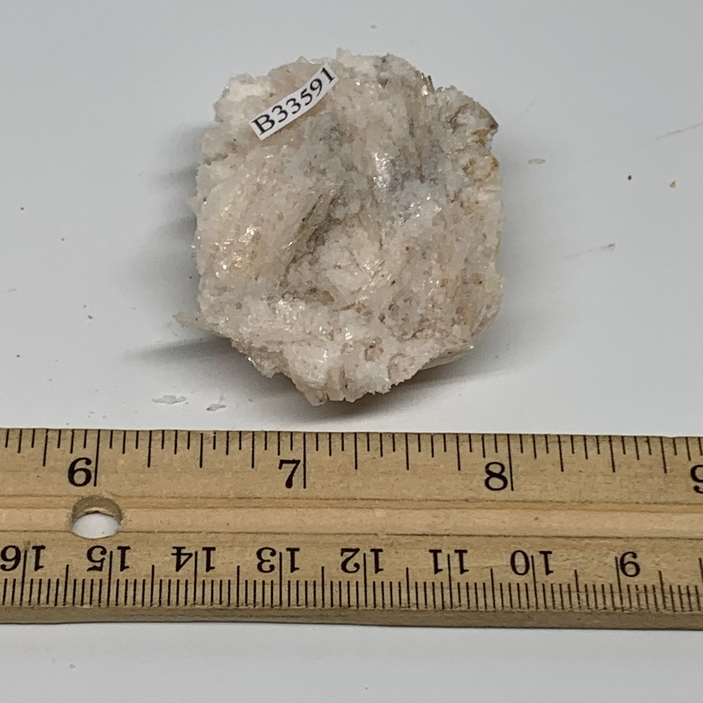 73.5g, 2"x1.6"x1", Natural Golden Barite Mineral Specimen @Morocco, B33591